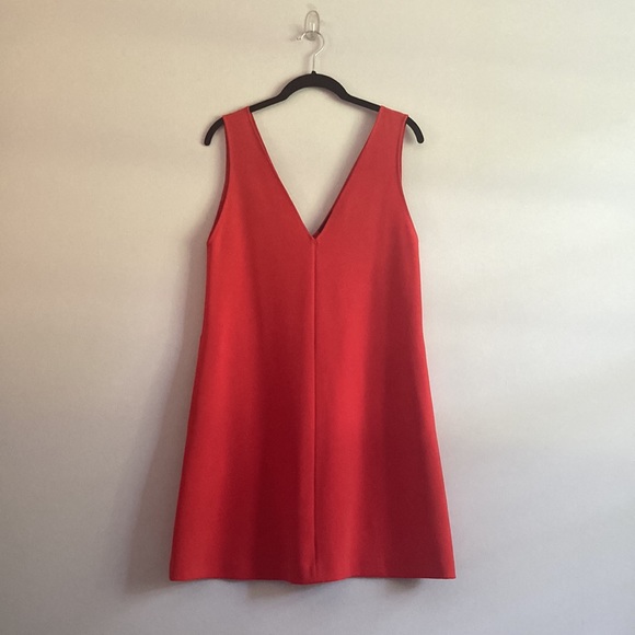 Theory Women's Sleeveless V Neck Shift Dress Sz S - Picture 4 of 6
